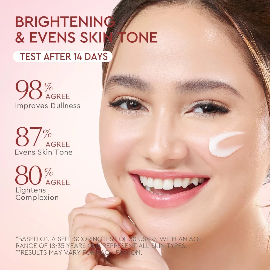 GLAD2GLOW Pomegranate Niacinamide Brightening Anti-Acne Care Moisturizer
